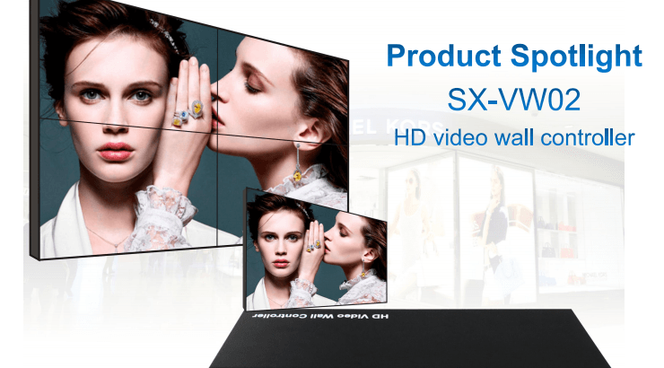 SX-VW02 Mixed Input Splitter HD Video Wall Controller 2×2