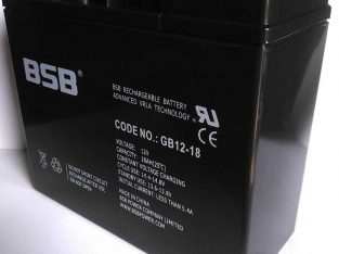 Baterai VRLA UPS Aki Kering 12V 18Ah BSB GB12-18A