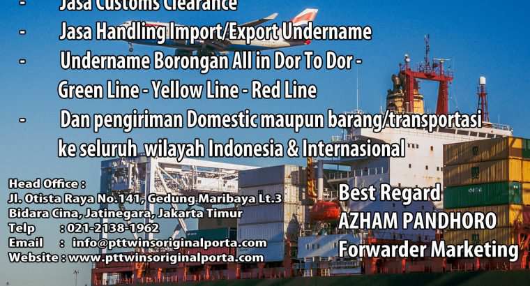 JASA EXPORT IMPORT UNDERNAME RESMI JAKARTA