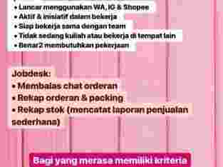 Loker Admin Olshop Makassar