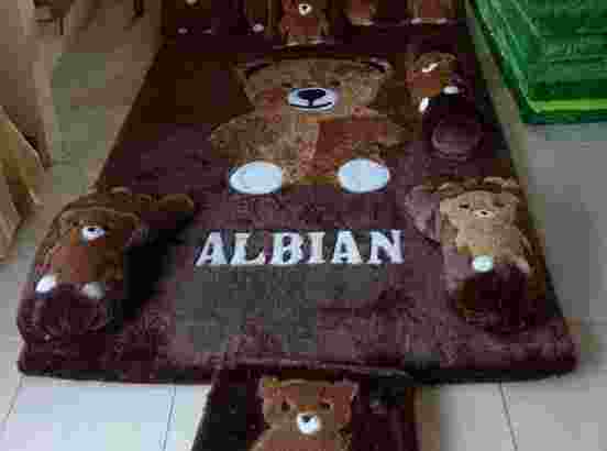 karpet Teddy bear 1 set