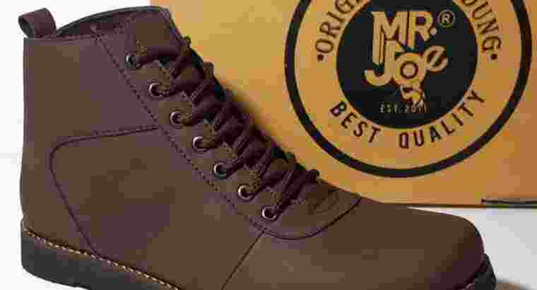 sepatu boots pria Casual Mr joe Original