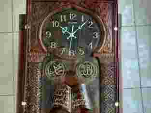 Jam Dinding Kaligrafi Allah dan Muhammad (COD)