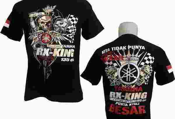 Kaos Motor Bikers Rx King Cadel Bandung