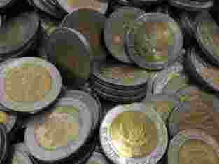Coin kuno 1000 rp kelapa sawit