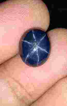natural blue sapphire star 7.55ct