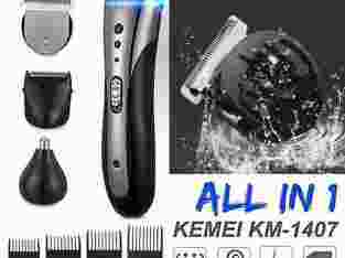 Kemei hair clipper KM-1407 cukuran rambut , kumis , jenggot dan bulu hidung