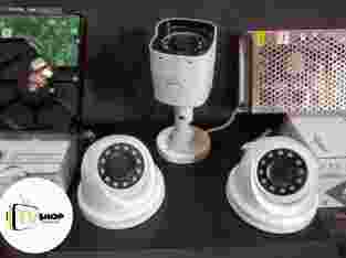 Pasang CCTV paket 3 kamera Garansi resmi 2 tahun