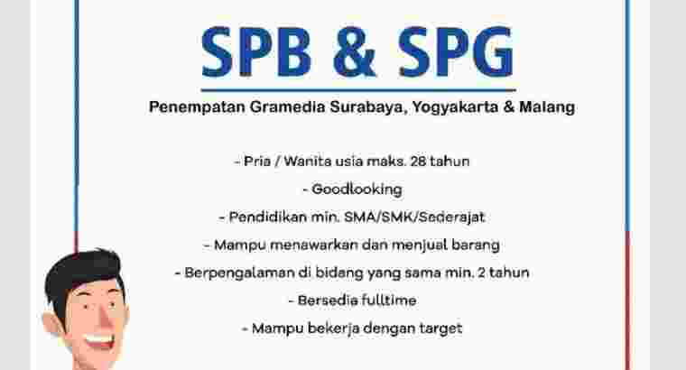 SPG Gramedia Penempatan Yogyakarta