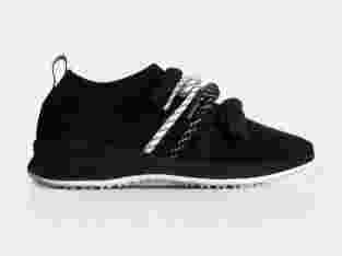 MKS Bow Sneakers All Black