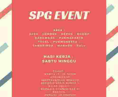 SPG Event (Sabtu Minggu) Manado