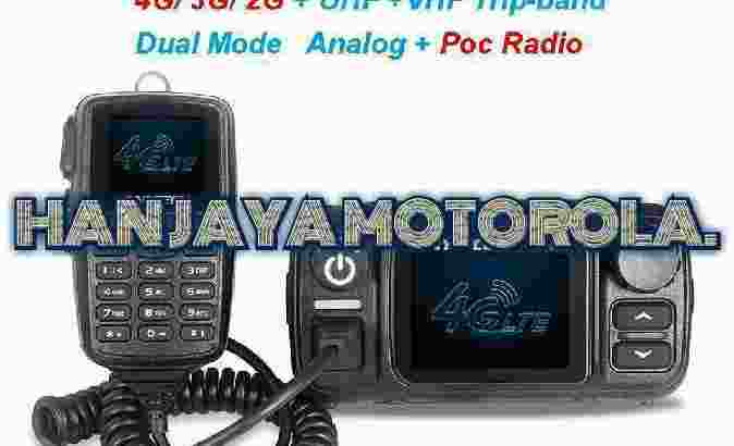Anysecu M-9900 4G LTE POC VHF UHF Dual Mode Mobile Radio 25W Ham Radio Station Walkie Talkie Communciator Real PTT Network