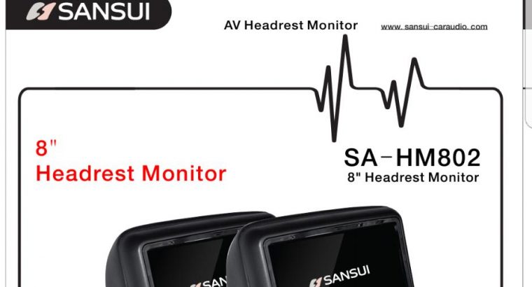 Tv Headrest SANSUI SA-HM802 Monitor Headrest Banta