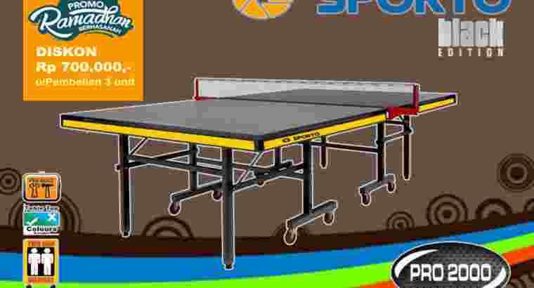 tenis meja ping pong merk SPORTO BLACK EDITION
