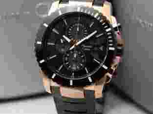 jam tangan pria Alexandre Christie AC 6455 original rosgold black