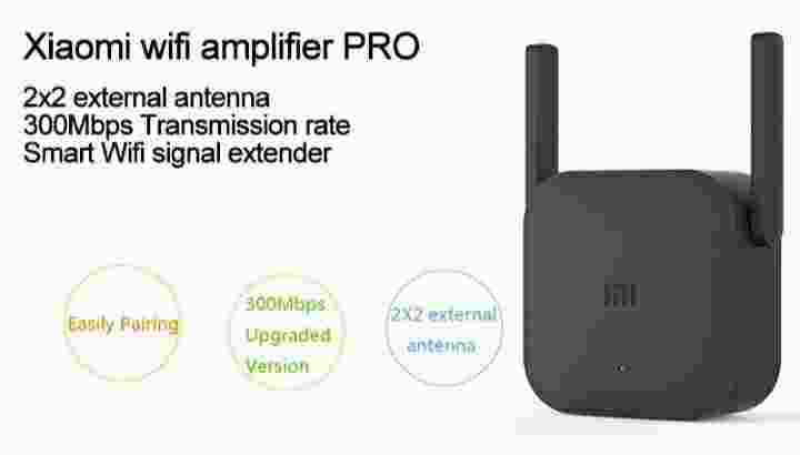 Penguat Wifi Xiaomi Pro Wifi Amplify 2 Range Extender Repeater 300 Mbps