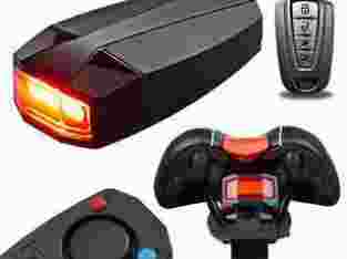 Alarm Anti Maling Wireless Remote Control and Lampu Belakang Sepeda Bicycle Taillight COB UL31 Deemount
