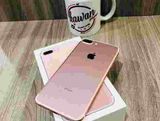 iPhone 7plus 256gb warna rosegold