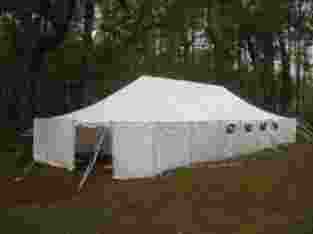 tenda pleton putih standar TNI ( uk 14 x 6 )