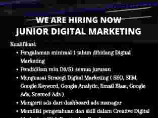 Loker Junior Digital Marketing