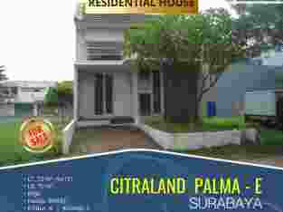 Rumah Siap huni CitraLand Palma, Surabaya.