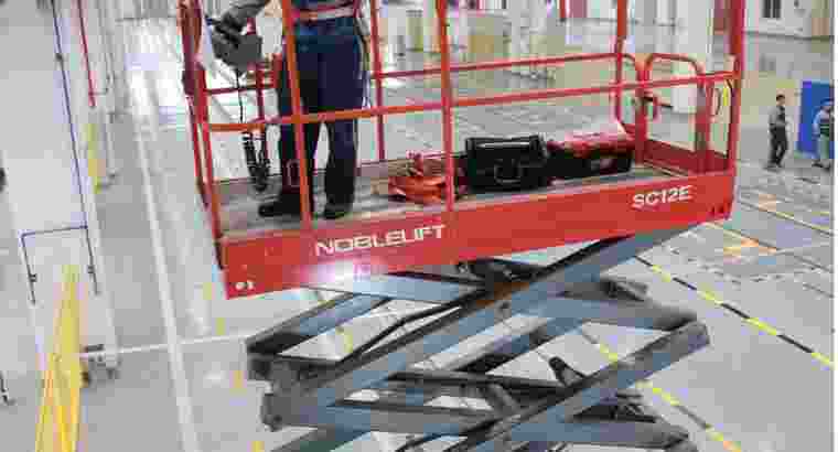 Jual Scissor Lift Noblelift 12 Meter Murah
