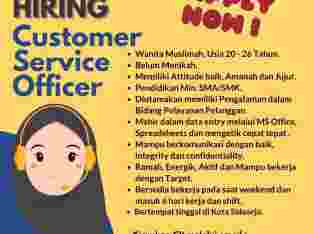 Lowongan Customer Service Sidoarjo