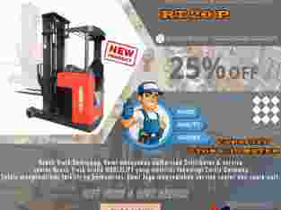 Reach Truck Forklift tinggi 6 meter Solo