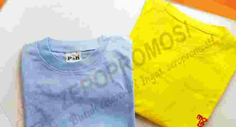 Produksi Lokal Kaos Oblong Custom Bordir