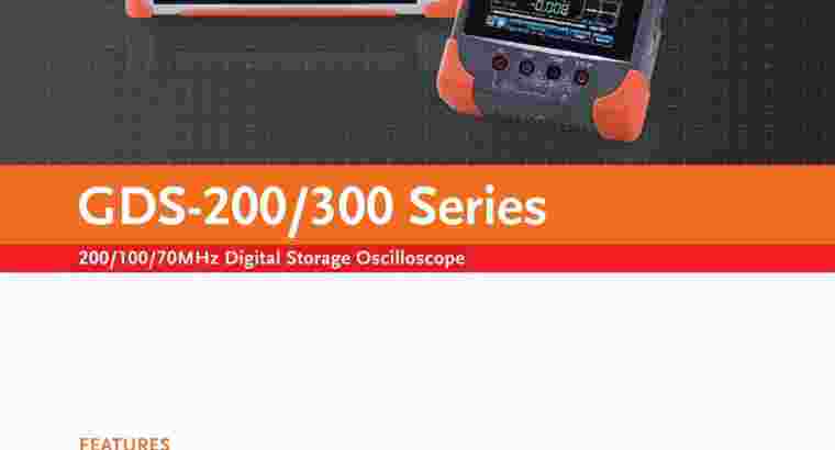 GW Instek GDS-210 Handheld Digital Oscilloscope
