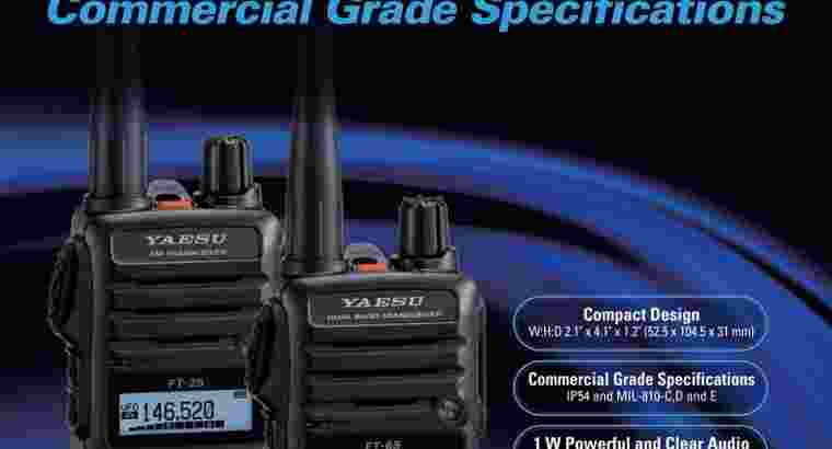 YAESU FT-25R VHF 5W Single Band Handheld Radio