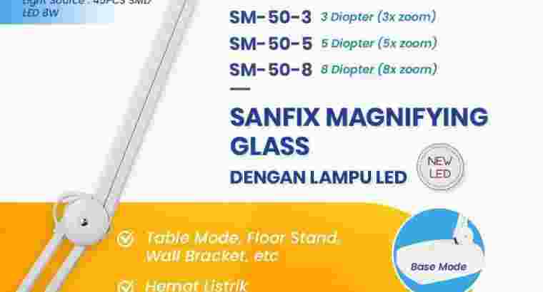 SANFIX SM-50-5 Clamp Magnifying Lamp