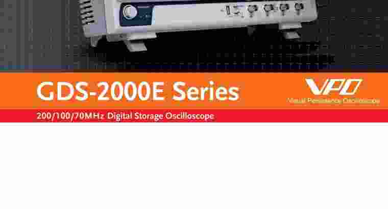 GW Instek GDS-2104E Digital Storage Oscilloscope