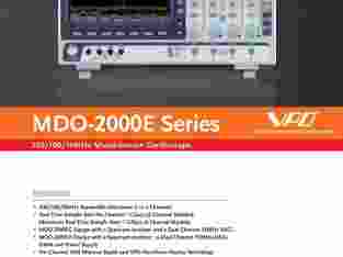 GW Instek MDO-2102XE Mixed-Domain Oscilloscope