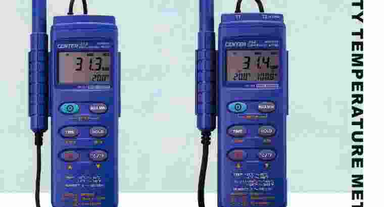 CENTER 311 Dual Input Humidity Temperature Meter
