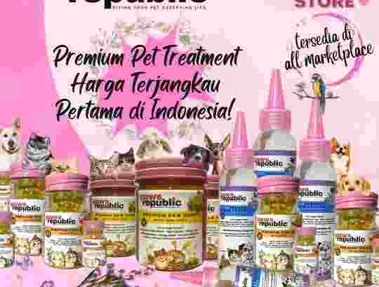 Paws Republic – Premium Fish Oil Minyak Ikan Vitamin Bulu Kulit Rambut Hewan Anjing Kucing Kelinci Hamster Marmut Ayam Sugar Glider