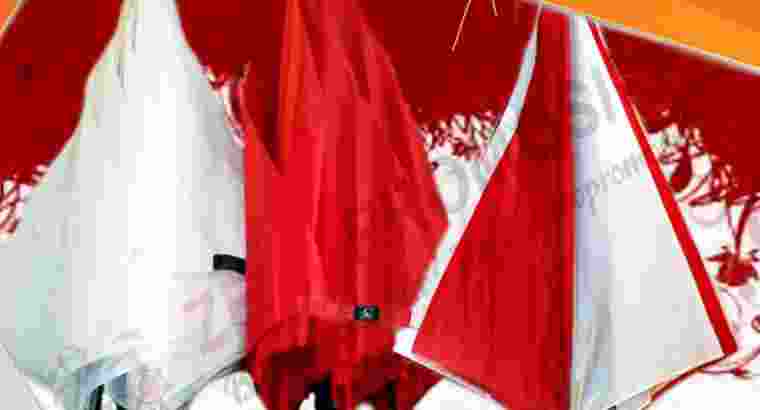 Souvenir Payung Promosi Merah Putih 17 Agustus
