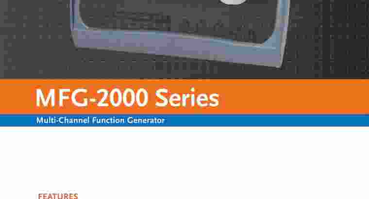 GW Instek MFG-2260MRA Arbitrary Function Generator