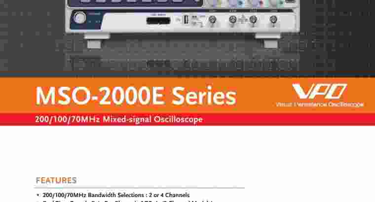 GW Instek MSO-2072EA Mixed-Signal Oscilloscope