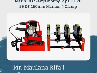 Mesin Las Pipa HDPE SHDS 250mm Manual 4 Clamp