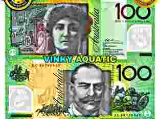 UANG KERTAS 100 DOLLAR AUSTRALIA AUD GOOD QUALITY