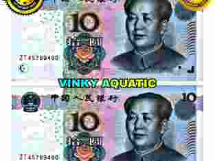 UANG KERTAS 10 YUAN RMB CHINA CNY GOOD QUALITY