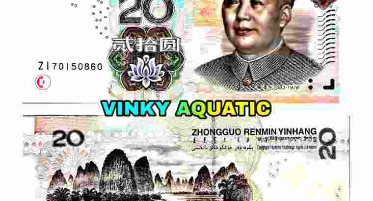 UANG KERTAS 20 YUAN RMB CHINA CNY GOOD QUALITY