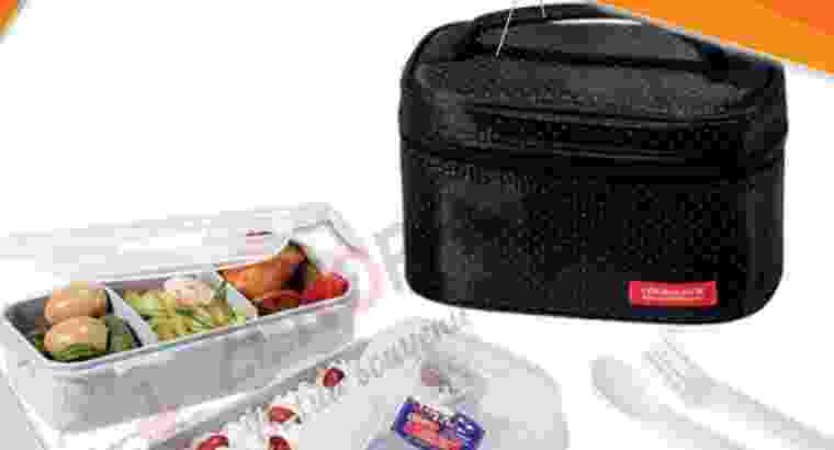 Lock & Lock Set Kotak Makan Lunch Bag HPL752DB