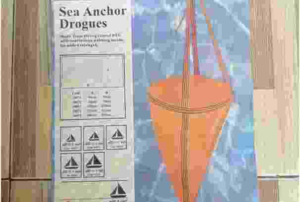 sea anchor Lalizas boat kayak,jangkar apung perahu