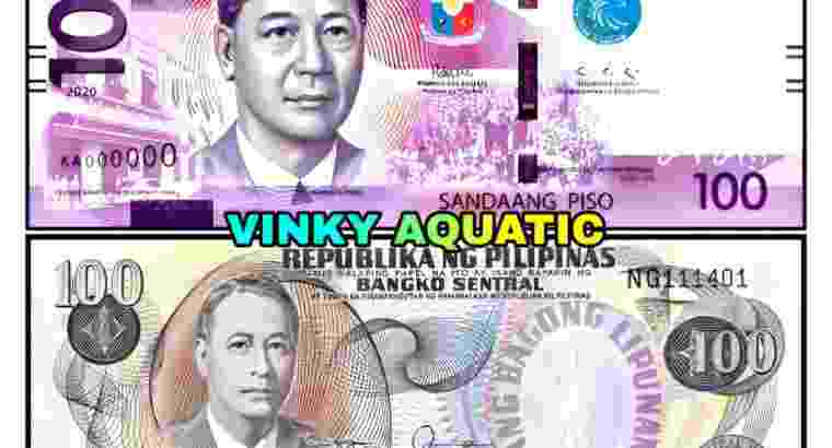 UANG KERTAS 100 PESO FILIPINA PHP GOOD QUALITY