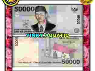 UANG KERTAS KUNO REPLIKA 50000 RUPIAH INDONESIA 1999 GOOD QUALITY
