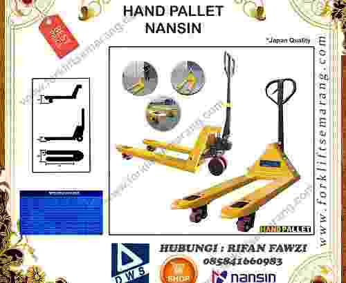 Hand Pallet Manual Nansin Jepang 2.5 dan 3 Ton