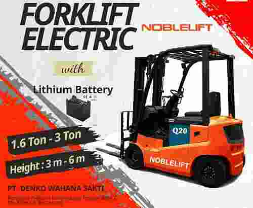 Forklift Electric 2 Ton FE4P20Q Noblelift Battery