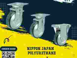 Jual Roda Trolley Polyurethane Merk Nippon Jepang